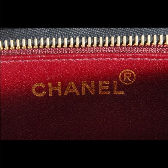 CHANEL second Clutch bag Turn Lock clamskin Authentic - Picture 15 of 16